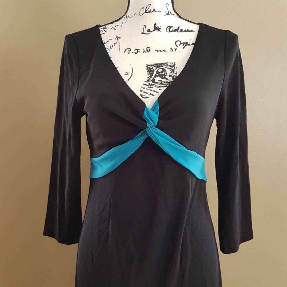 Mimi Maternity Midi Rayon Blend Dress size S - Picture 2 of 5